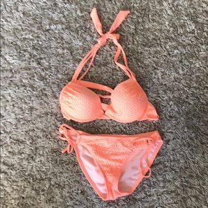 Peach bikini